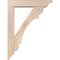 Ekena Millwork Olympic Traditional Smooth Bracket w/ Offset Brace, Douglas Fir, 5 1/2"W x 24"D x 32"H BKT0604X24X32OLY01SDF - alternate 4